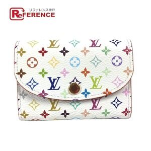 Louis Vuitton Multicolore Multicolor LV TM Porte Wallet Rosalie Bi fold White
